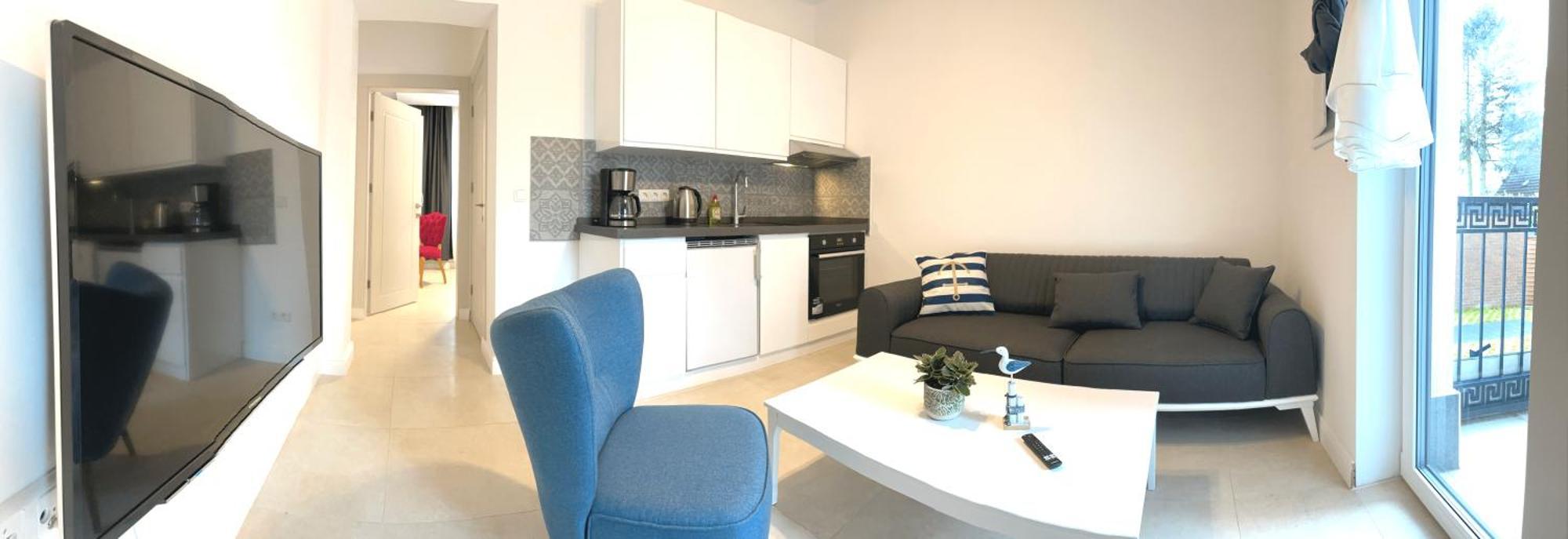 Gepflegtes Und Schoenes Ferienapartment Im Neubau Lubeck Ruang foto