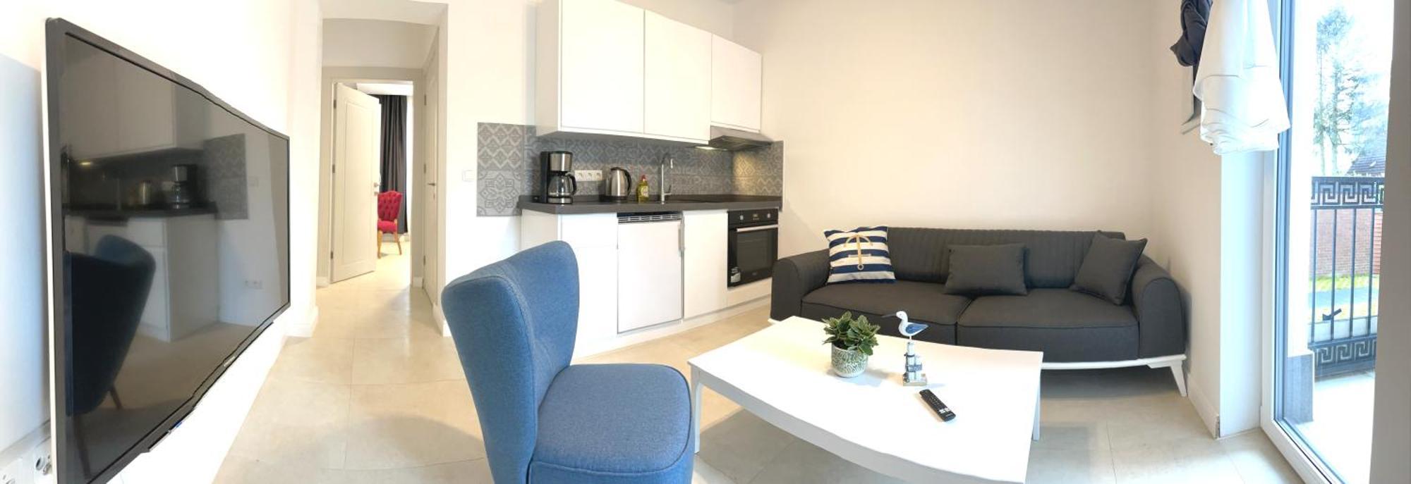 Gepflegtes Und Schoenes Ferienapartment Im Neubau Lubeck Ruang foto